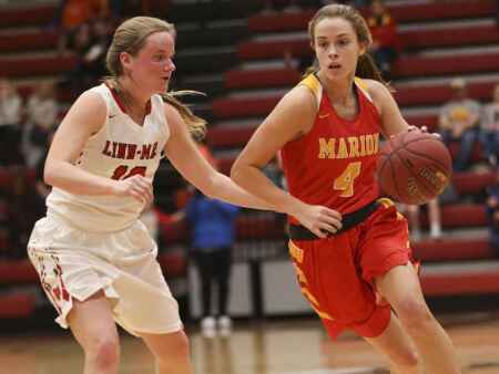 Top-ranked Marion girls’ basketball rallies past Cedar Rapids Prairie, 58-53