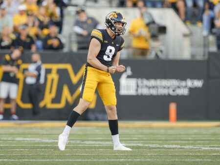 What Iowa punter Tory Taylor is working on