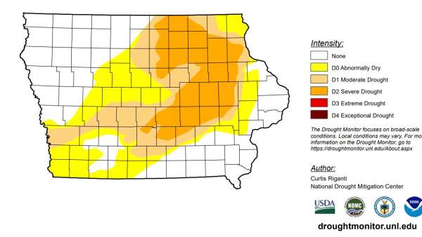 Widespread rains eliminate ‘extreme’ drought in Iowa