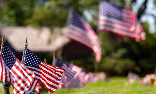 Memorial Day services on Monday