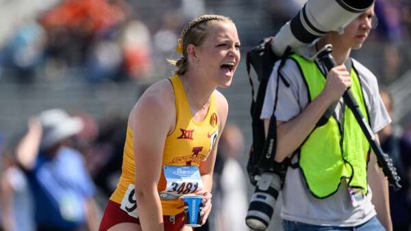 Keeney back atop Drake Relays medal stand with Iowa State