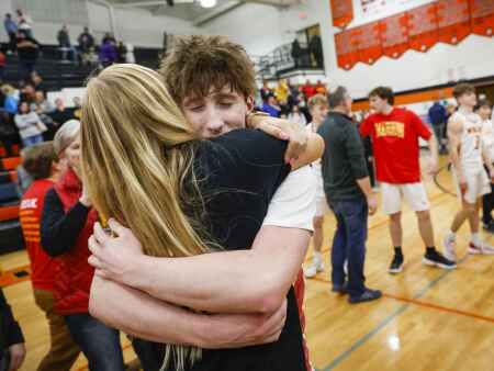 Playing with a migraine, Brayson Laube gives Charles City bigger headache