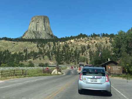 Wyoming’s geological oddity, Devils Tower, draws visitors from around the world