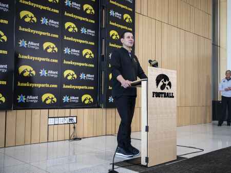 Iowa football is taking Tim Lester’s ‘playbook material and going with it’
