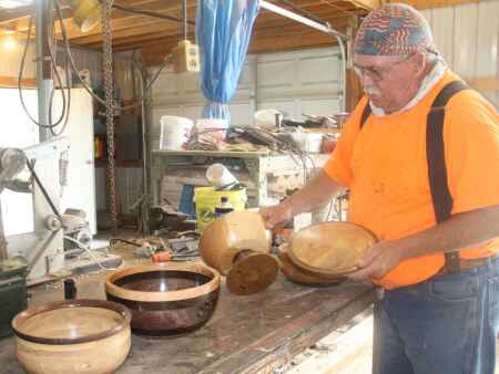West Point’s Tim Peitz creates unique wooden bowls