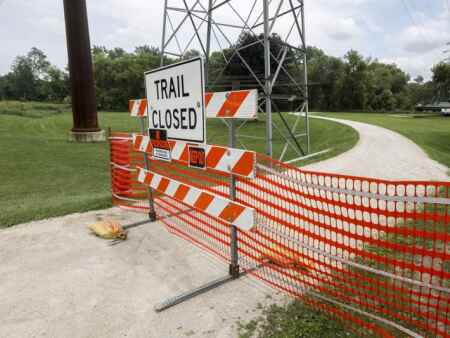 Section of Boyson Trail closed for derecho waterway cleanup
