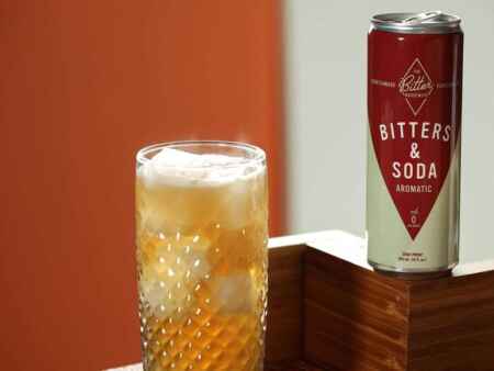 Bitters and soda, the classic combination, now comes in a can