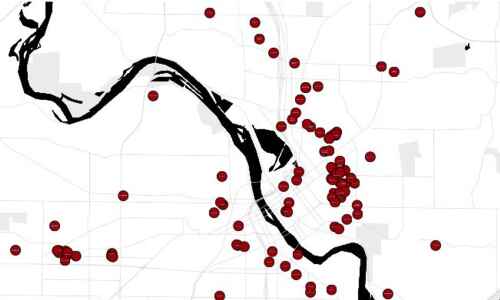 Interactive map: Where Cedar Rapids bullets flew in 2022