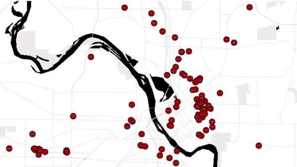 MAP: Cedar Rapids shots-fired incidents in 2022