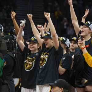 Social media reacts to Iowa going to Final Four, Clark’s triple-double