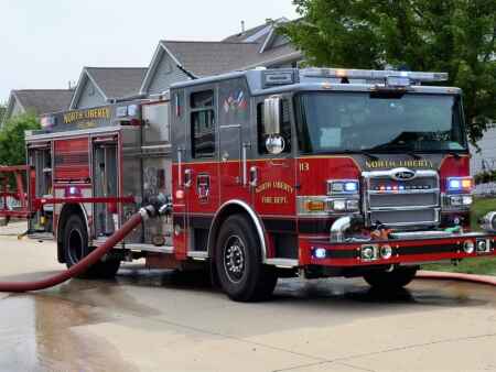 North Liberty Fire Department responds to residential fire