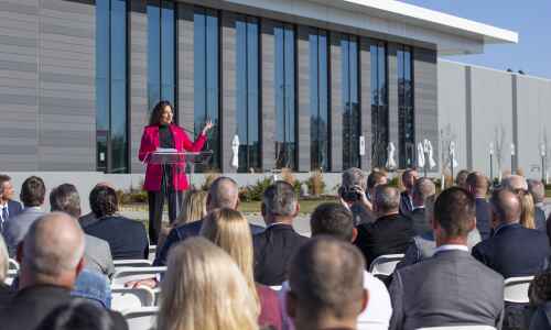 VIPs welcome BAE Systems’ state-of-the-art facility
