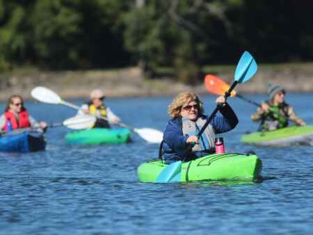 Paddlers float down newly designated water trail on Cedar River
