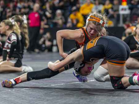 Girls’ state wrestling photos: Day 1, second session