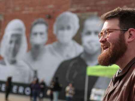 New MedQuarter-facing mural honors front line health care workers