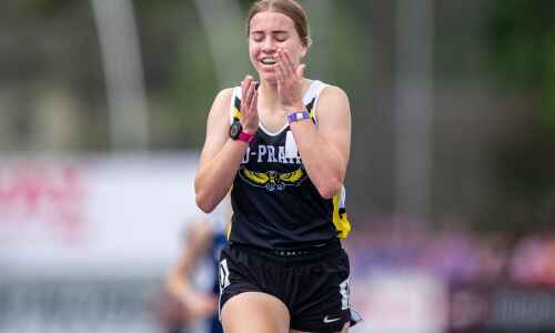 2A state track roundup: Mid-Prairie’s Danielle Hostetler 3-peats in 3,000
