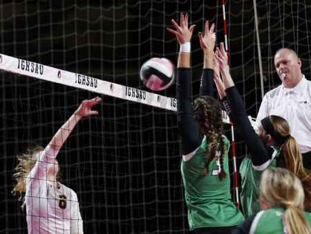 Tipton swept by Osage in state volleyball debut