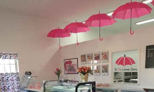 Pink Umbrella Bakery opens shop in Coralville