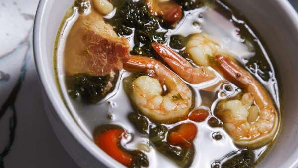 One-pot Carolina Shrimp Soup welcomes fall weather, time-crunched weeknights
