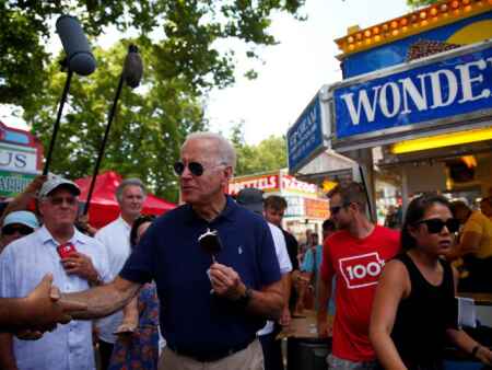 Joe Biden looks to Iowa to solidify his lead in Democratic primary