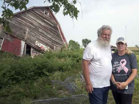 Derecho destruction remains unchanged on family farm one year later