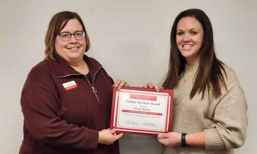 Rinner receives Southeast Iowa County Services Extension Award