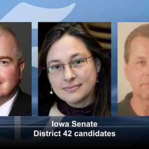 Three candidates vie for senate seat in Iowa district 42