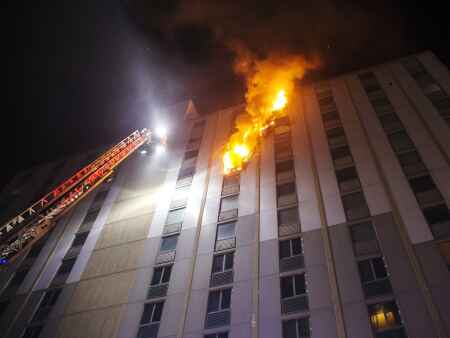 Cedar Rapids apartment residents injured in Geneva Tower high-rise fire