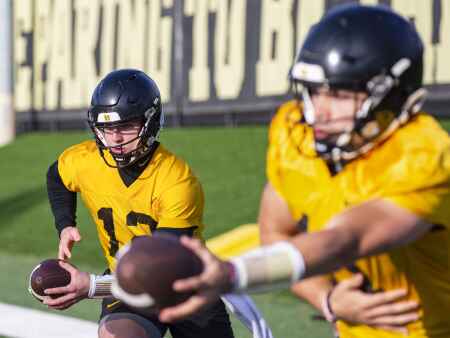Video: Iowa football spring practice highlights, player interviews