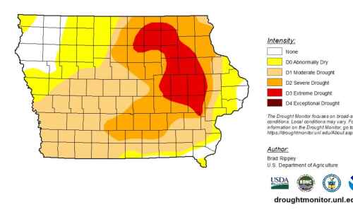 Widespread rains ease drought in western Iowa
