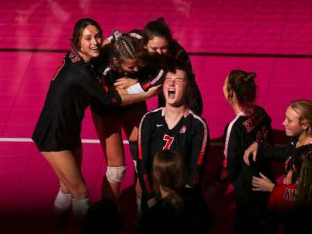 No. 1 Assumption fights back to win state volleyball quarterfinal