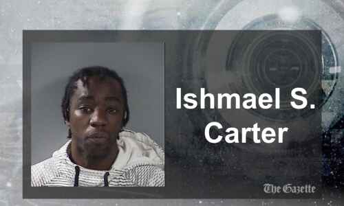 IC man set fire at door, trapping woman, police say