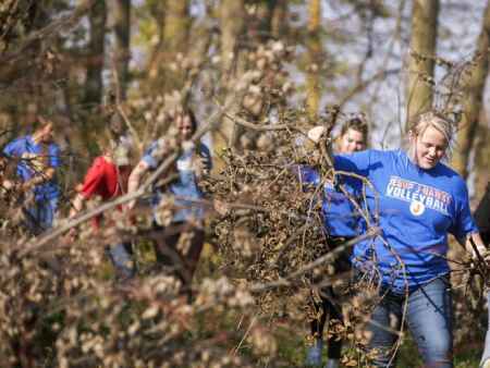 Jesup High School FFA students pitch in on derecho cleanup