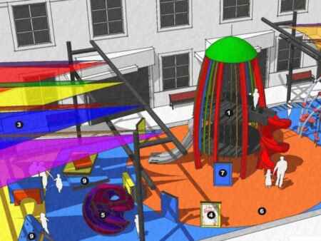 New playground proposed for Iowa City Ped Mall