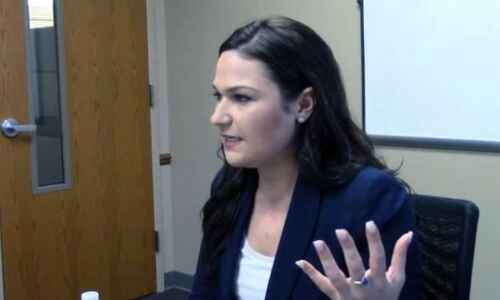 Abby Finkenauer, candidate in Iowa’s 1st Congressional District