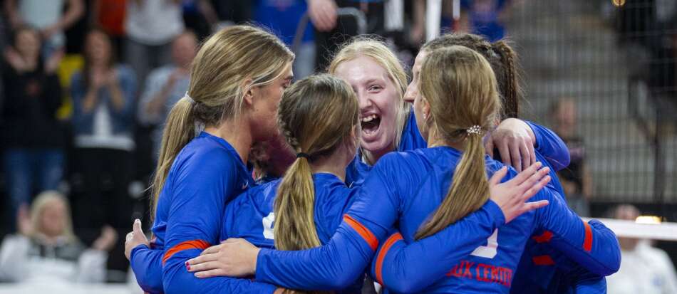 State volleyball photos: Sioux Center vs. Des Moines Christian