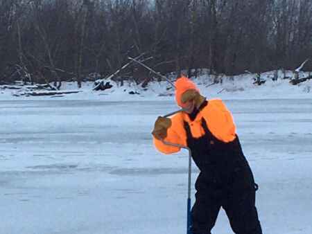 Ice fishing the ‘homesteader’ way