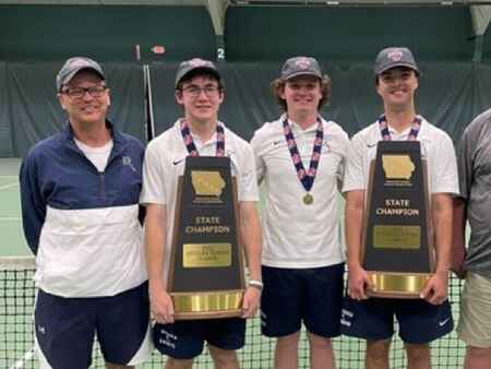 Xavier, Iowa City West boys capture state team tennis titles