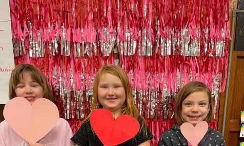 Second-graders celebrate Valentine’s Day