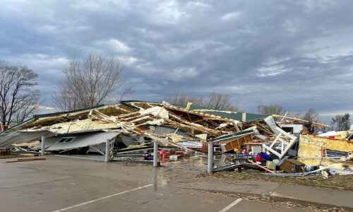 Habitat for Humanity’s I.C. warehouse is ‘total loss’ after tornado