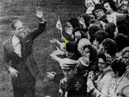 Prince Philip stopped in Iowa in 1969