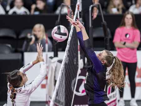 State volleyball photos: Western Dubuque vs. Indianola