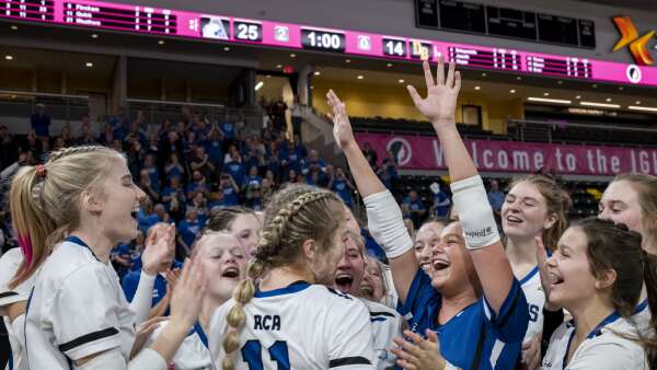 Ankeny Christian’s state-volleyball debut is a rousing success