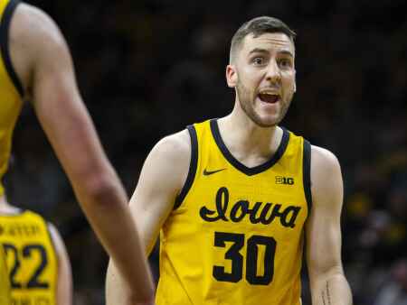 Connor McCaffery dishes, and Iowa eats well in win over Ohio State