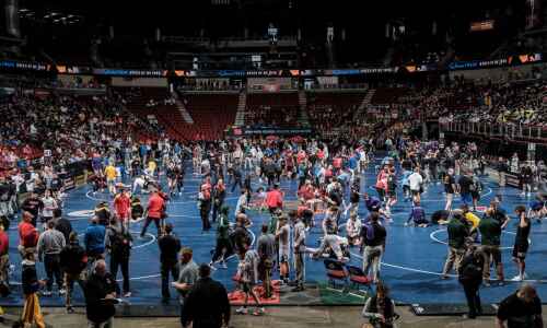 Photos: Class 1A boys’ state wrestling, Day 1