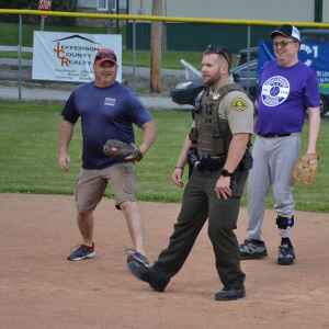 Challenger League plays ball with first responders