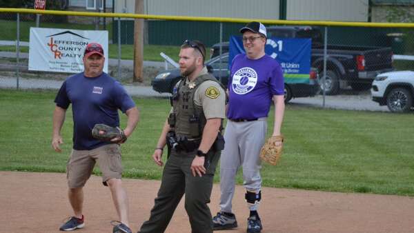 Challenger League plays ball with first responders