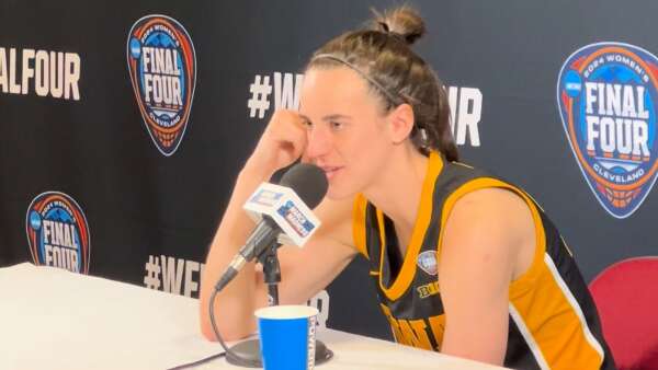 Watch Iowa women’s basketball postgame interviews after loss to South Carolina