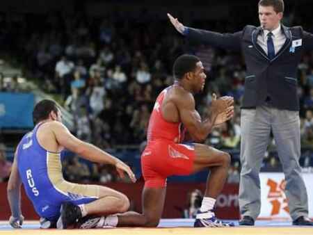 Olympics: American Burroughs wins wrestling gold