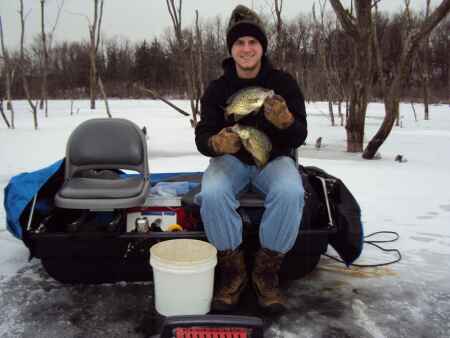 Ice fishing has come a long way